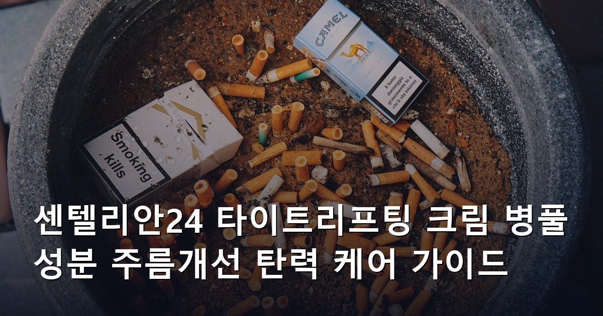 센텔리안24 타이트리프팅 크림 병풀 성분 주름개선 탄력 케어 가이드