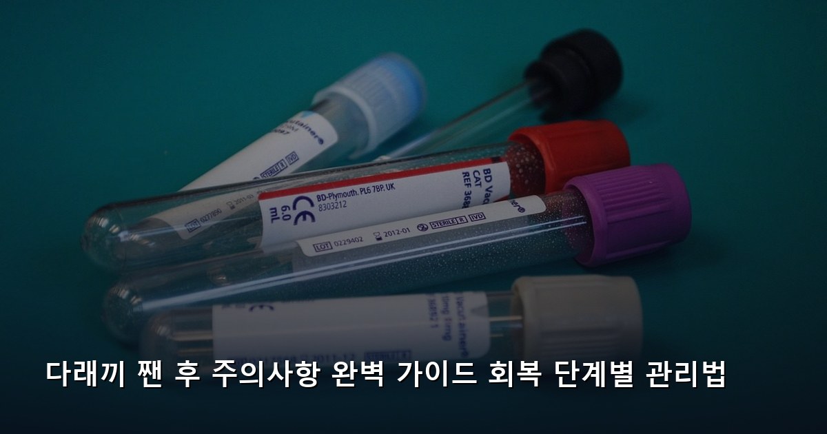 다래끼 짼 후 주의사항 완벽 가이드 회복 단계별 관리법